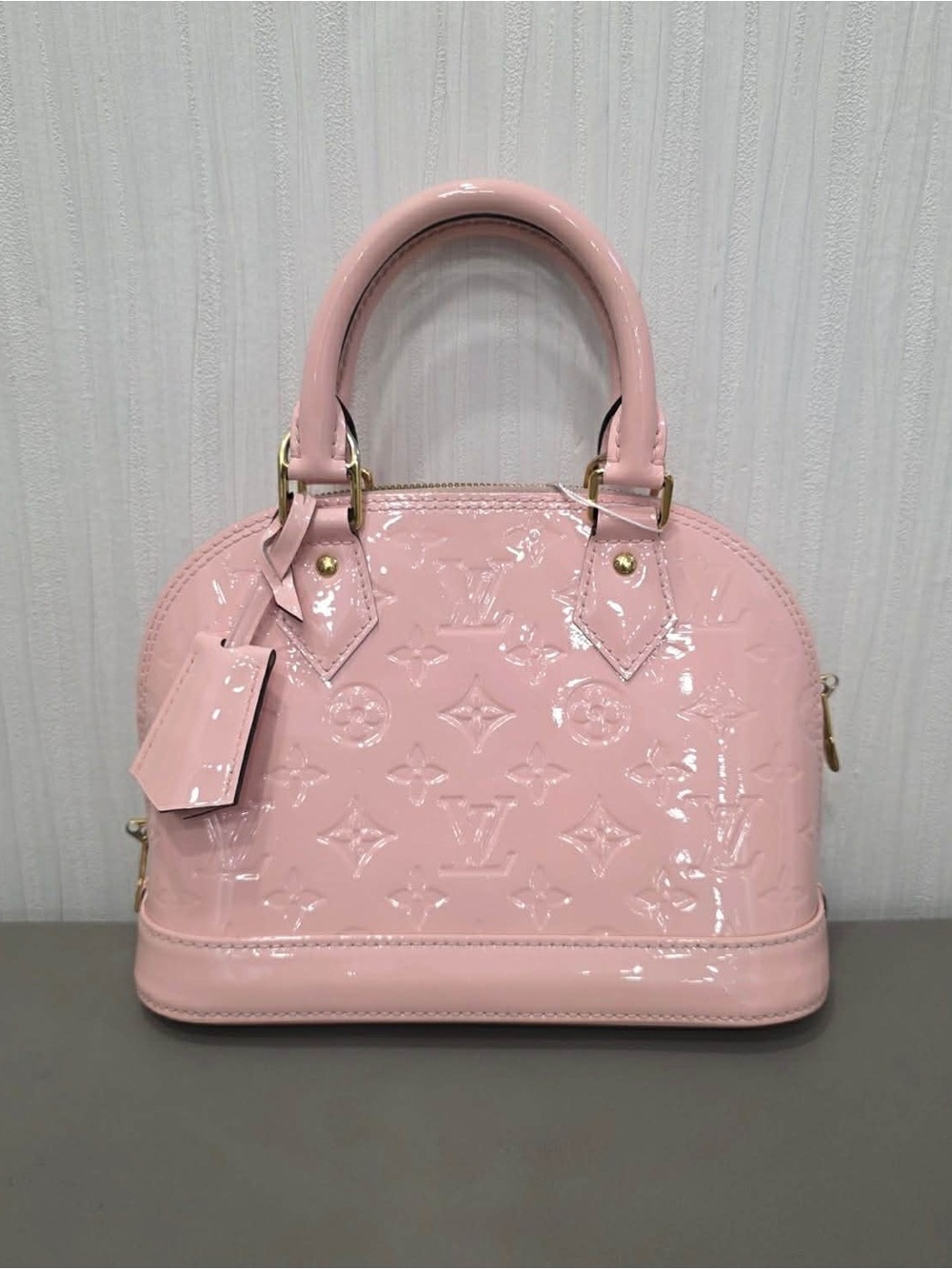 Louis Vuitton Alma BB Monogram Vernis — Rose Ballerine - Picture 3 of 7